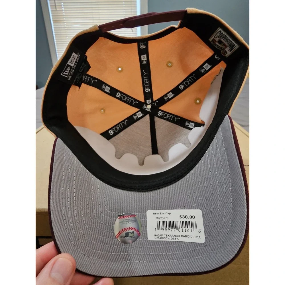 New‎ Era® MLB Texas Rangers 9FORTY™ A-Frame Hat Final Season Side Patch